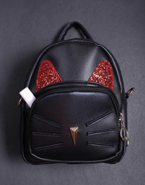 Rangoon - Black Cat Face Mini Backpack