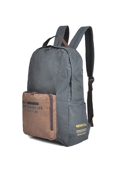 Rangoon - Dark Blue Foldable Travel Backpack