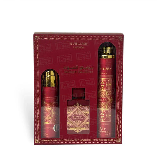 Lattafa - Badee Al Oud Sublime Gift Set(a/f 300ml+ Deo 200ml+ 100ml)