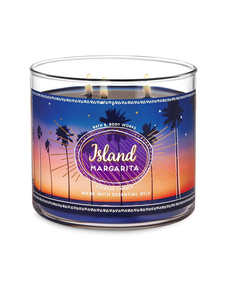Bath & Body Works Island Margarita 3 Wick Candles 414gms