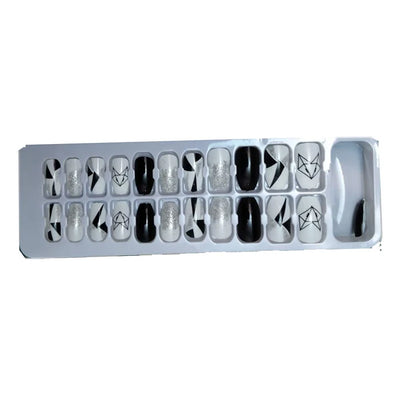 Beauty Tools- French Nails- Designed Stick on Nails (BWS) 22pcs