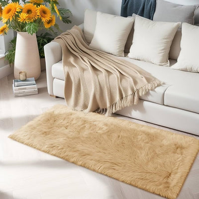 ORIENTAL FUR RUG 2X6