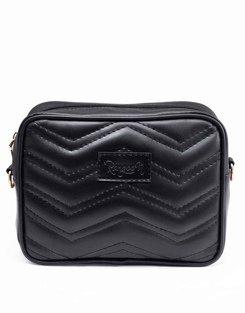 Rangoon - Black Quilted Crossbody Bag