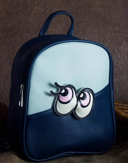 Rangoon - Blue Rolling Eyes Mini Backpack