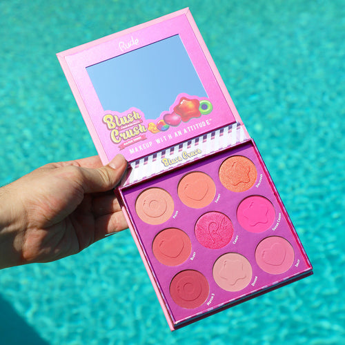 Rude Cosmetics - Blush Crush 9 Color Blush Palette - Match Three