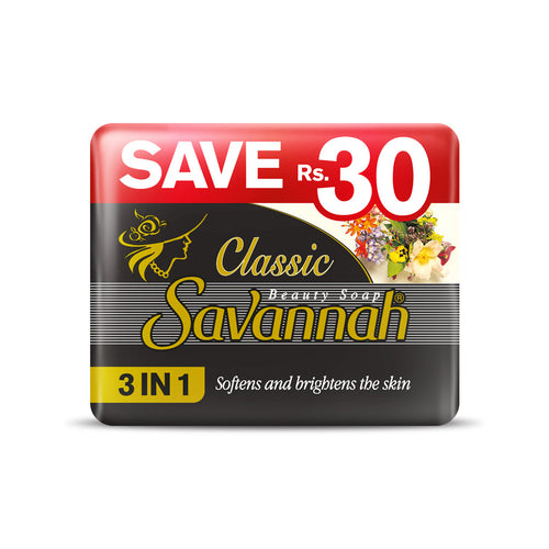 Savannah - Trio Pack Classic Bar Soap 3x120 Gm
