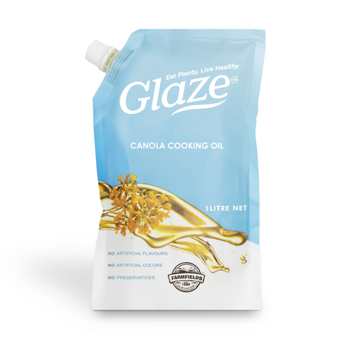 FF GLAZE CANOLA OIL POUCH 1 LTR