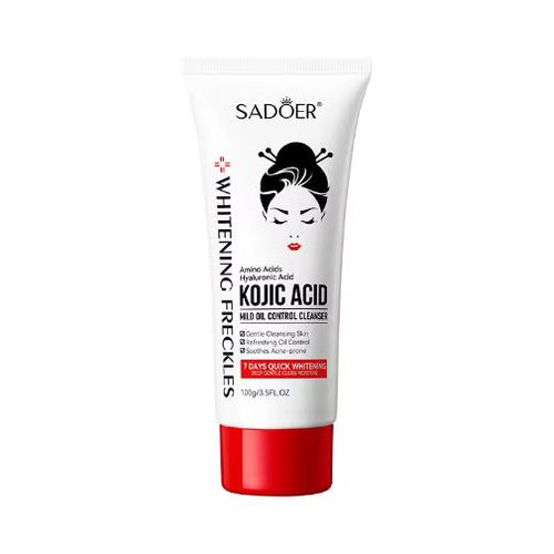 Sadoer Best Skin Mild Cleansing Moisturizer Facial Wash Niacinamide Kojic Acid Whitening Oily Skin Control Face Cleanser Sd10445