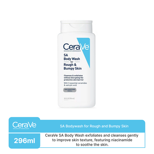 Cerave- Sa Bodywash For Rough And Bumpy Skin 296ml