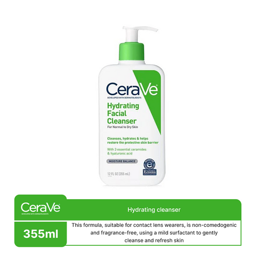 Cerave - Hydrating Cleanser (normal To Dry Skin) - 355 Ml