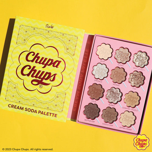 Rude Cosmetics - Chupa Chups 12 Color Palette - Cream Soda Palette