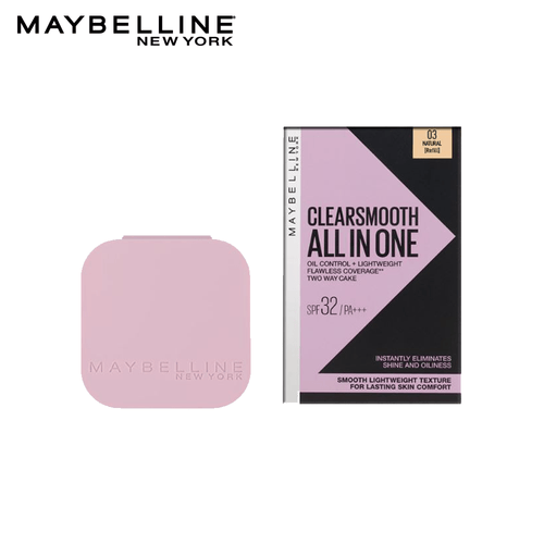 Maybelline New York- Clearsmooth All In One Two Way Cake 03 Natural (refill)