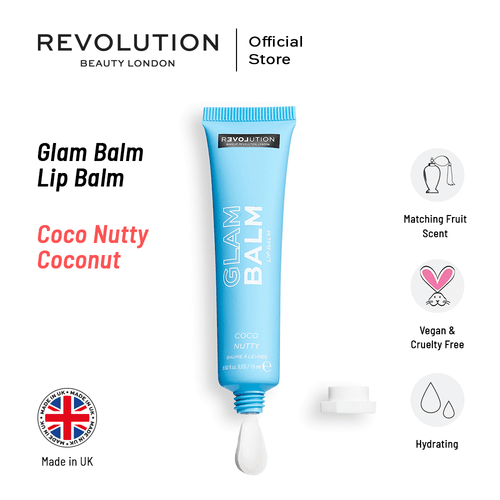 Makeup Revolution- Relove By Revolution Glam Balm Lip Balm Coco Nutty Coconut