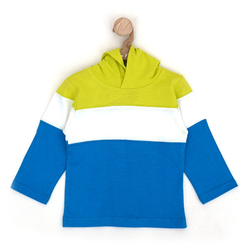CUT & SEW HOODIE T-SHIRT 10208
