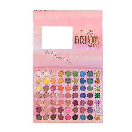 Muicin - Flirty Velvet Matte & Glitter 63 Colors Eyeshadow Palette - Ultimate Glam Collection