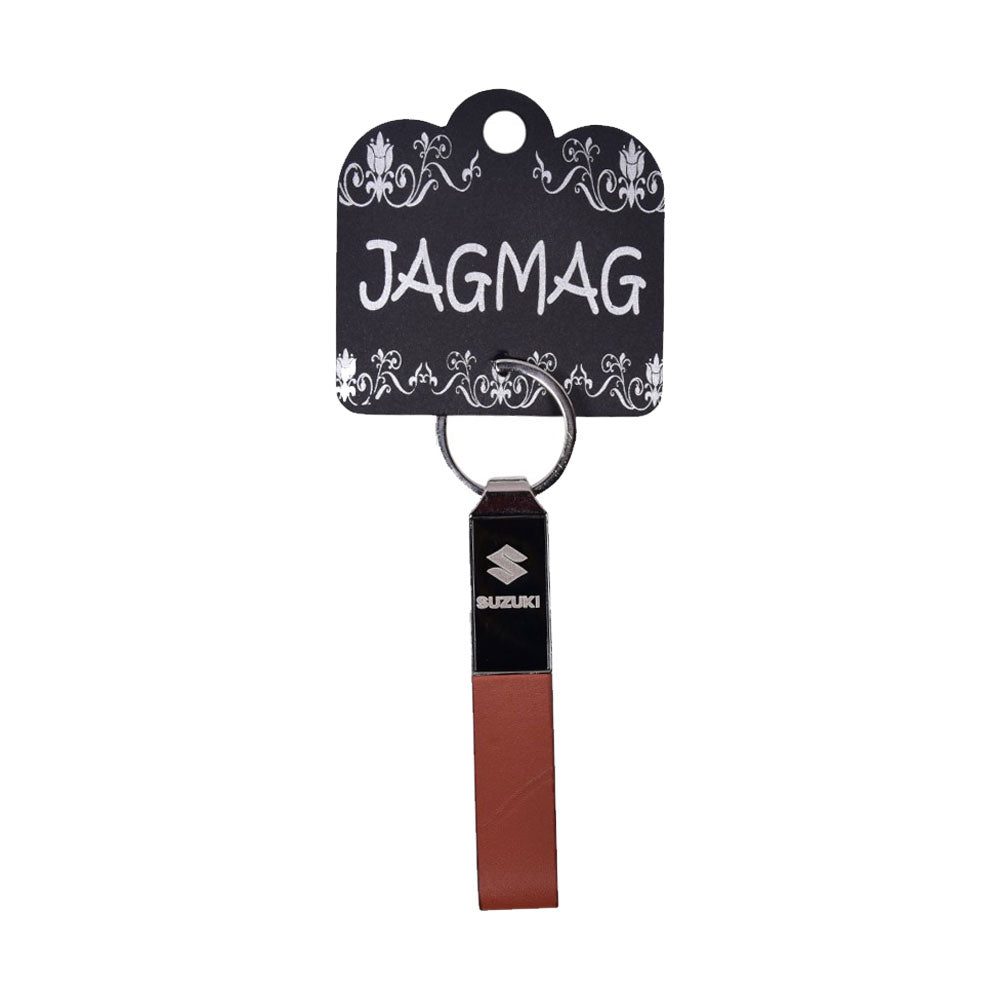 JGMG KEY CHAIN SUZUKI LIGHT BROWN DSC6595