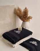 DAMASK NOIR TOWEL