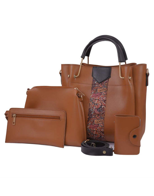 Rangoon - Delight Brown 4 Pieces Hand Bag