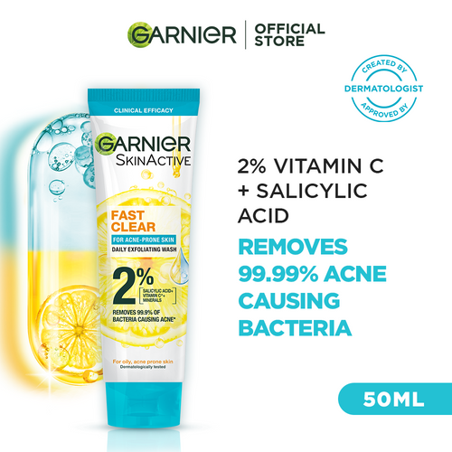 Garnier Anti Acne Face Wash 50ml