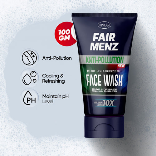 Skincare - Fair Menz Face Wash 110gm Anti-pollution