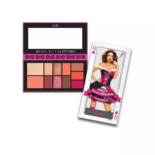 Rude Cosmetics - Face Card Palette - Queen Of Diamonds