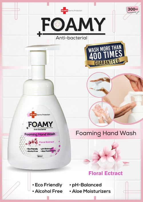 Foamy- Floral (pink)