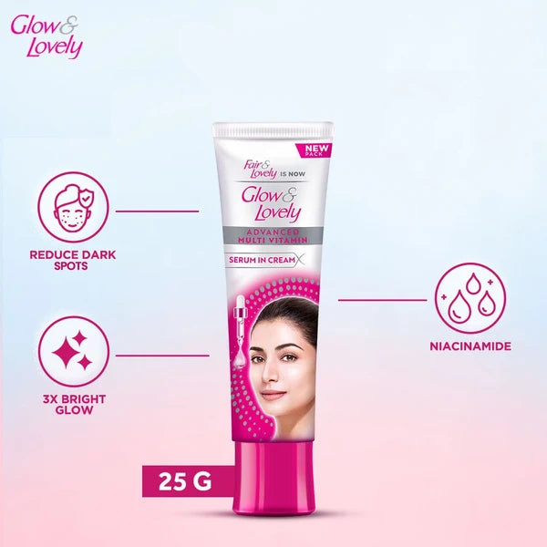 GLOW & LOVELY - MULTI VITAMIN CREAM - TUBE 25g