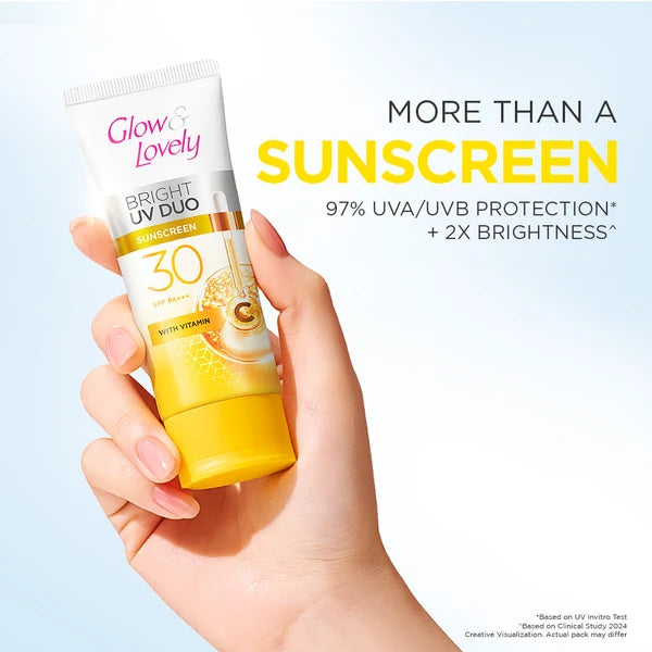 GLOW & LOVELY - SUN SCREEN - 50gm