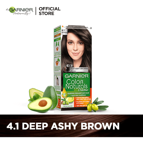 Garnier Color Naturals- 4.1 Deep Ashy Brown Hair Color