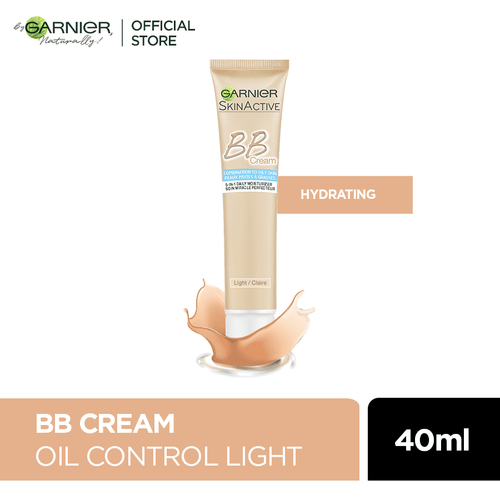 Garnier- Skin Active Bb Cream Oil Control Light, 40ml