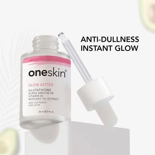 Oneskin - Glow Getter - Glutathione Alpha Arbutin 2%, Vitamin B3, Avocado Oil Extract - 30ml