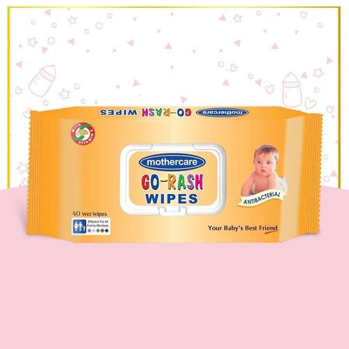 Mothercare Go Rash Wipes 40pcs