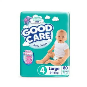 Good Care Baby Diapers Size 4 Large 80Pcs