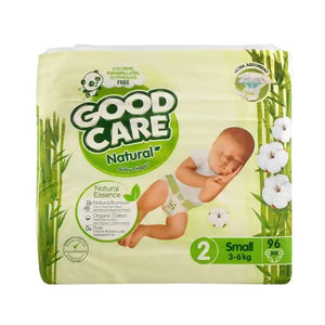 Good Care Natural Baby Diaper Size 2 Small 96Pcs