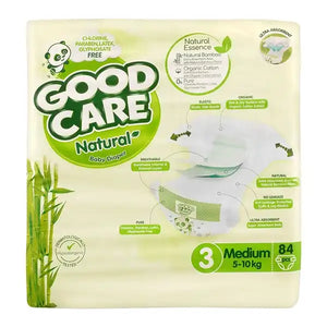 Good Care Natural Baby Diapers Size 3 Medium 84Pcs
