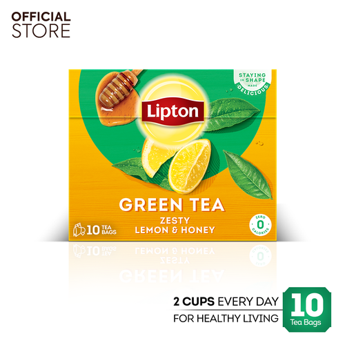 LIPTON GREEN TEA LEMON & HONEY 10S