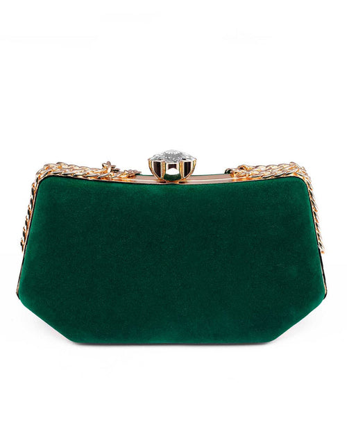 Rangoon - Green Velvet Midnight Clutch