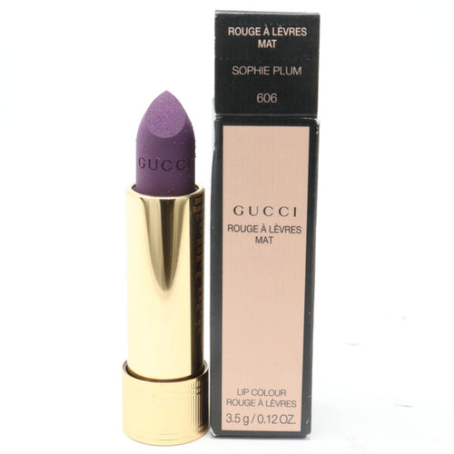 Gucci Rouge A Leveres Mat Lip Colour 606 Sophie Plum