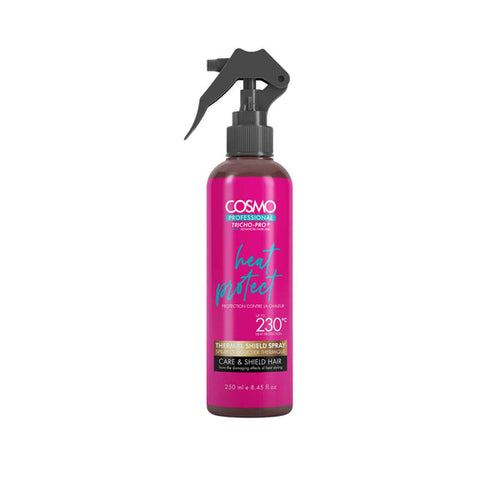 Cosmo - Professional Heat Protect Thermal Shield Spray Care & Shields Hair 250ml
