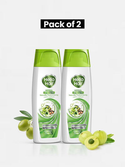 Pack of 2 Hello Hair - Herbal Shampoo