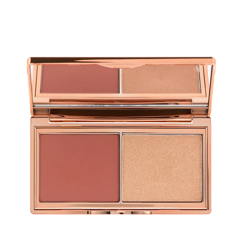 Charlotte Tilbury - Hollywood Blush And Glow Glide Palette - Tan Deep/dore Fonce