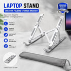 HP W10 RGB Wireless Mouse & Foldable Aluminum Laptop Stand Combo