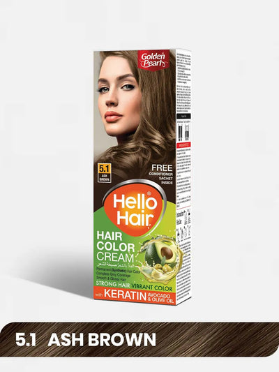Hello Hair - Hair Color Ash Brown 5.1