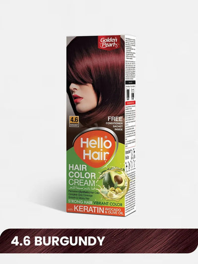 Hello Hair - Hair Color Burgundy 4.6