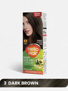 Hello Hair - Hair Color Dark Brown 3