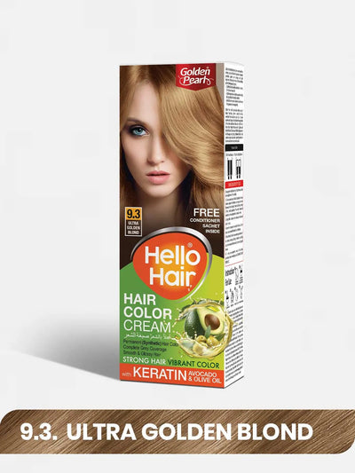 Hello Hair - Hair Color Ultra Golden Blond 9.3