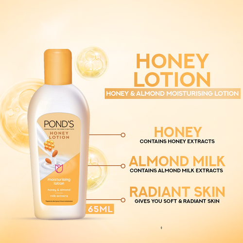 Pond's - Honey And Almond Lotion - 65ml