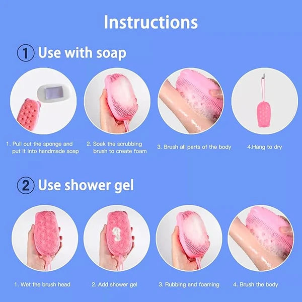 Home.Co- Silicone Body Scrubber