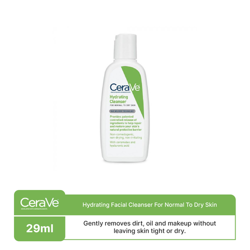 Cerave- Hydrating Facial Cleanser For Normal To Dry Skin, 29ml
