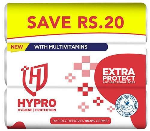 Hypro Soap Extra Red Bp (3x24x120g)save Rs.20/-